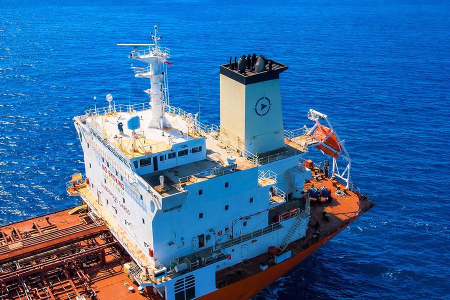 Easterly Clear Ocean vessel operating at sea